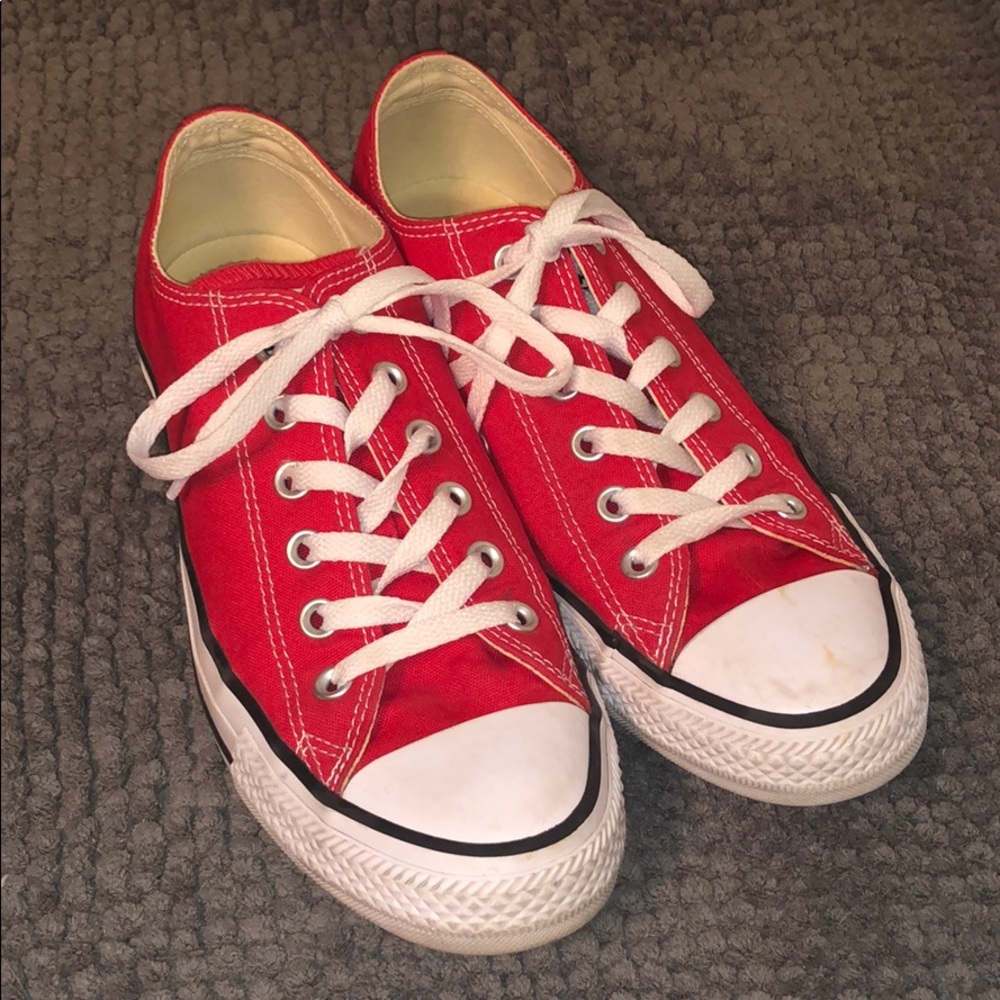 Red Low Top Converse